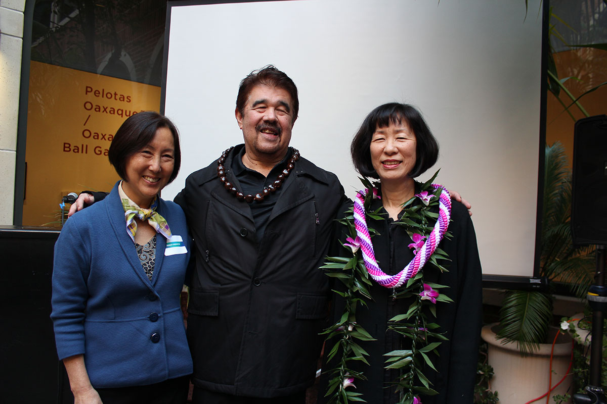 (From left to right) Karen Umemoto, Lane Hirabayashi, Valerie Matsumoto