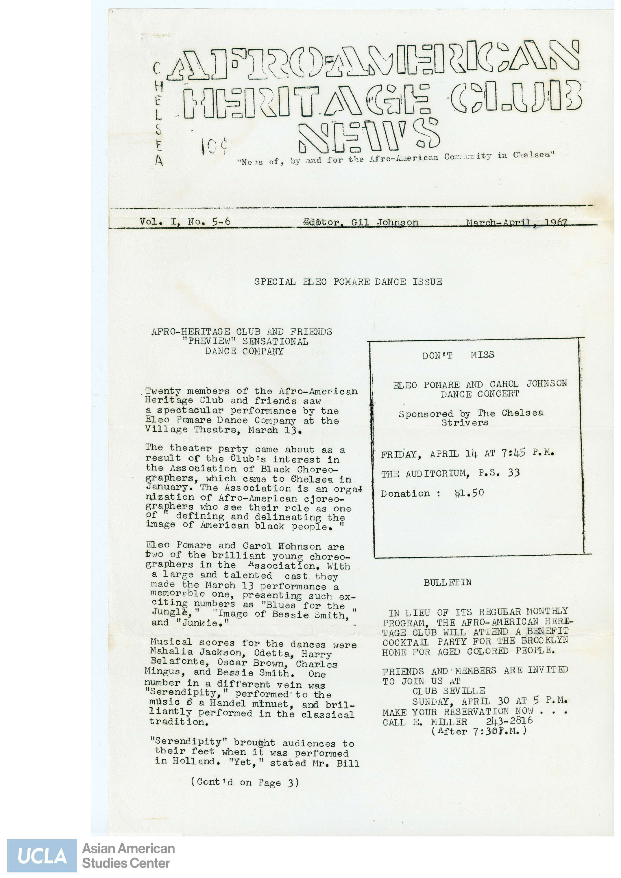 Newsletter regarding 