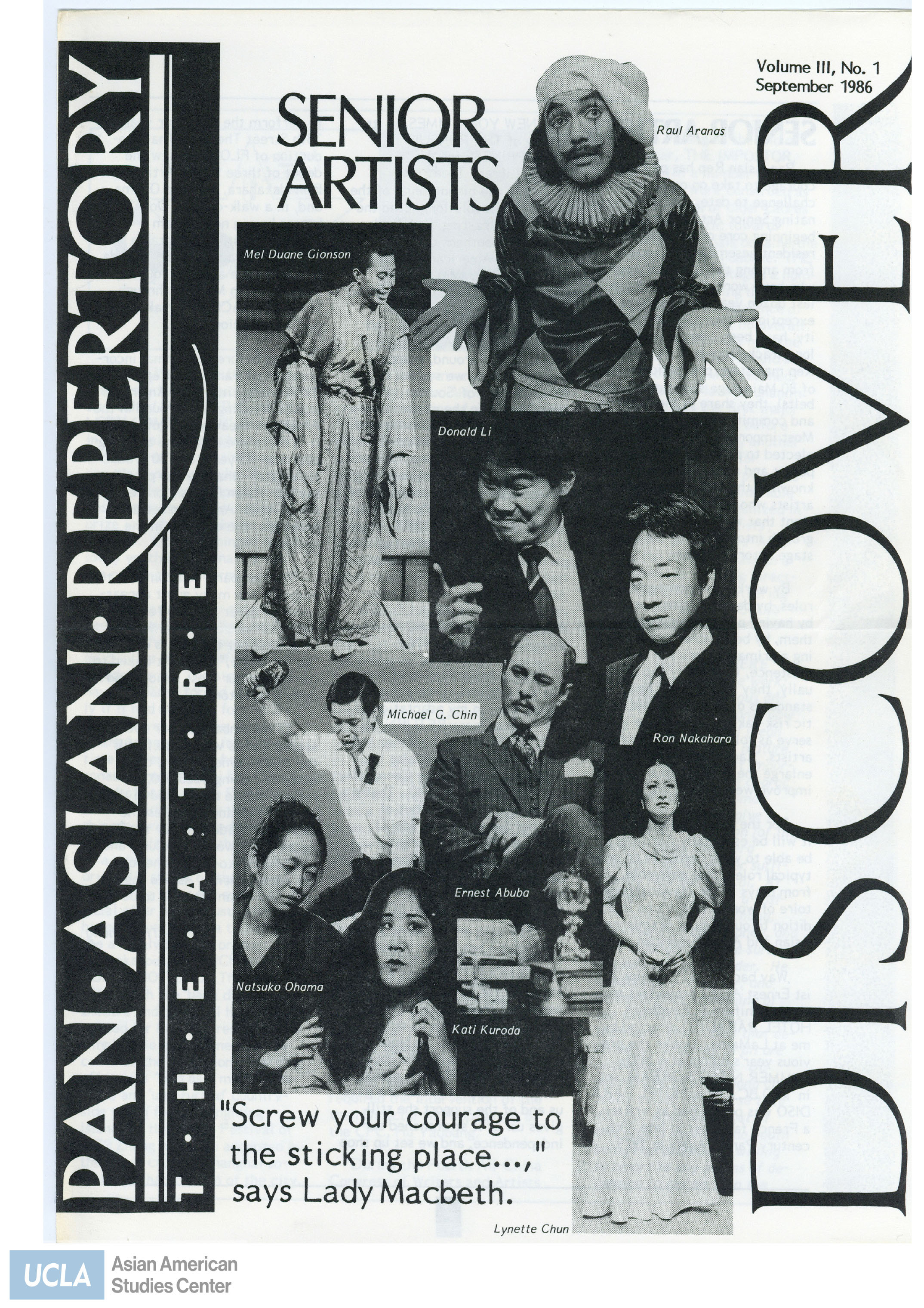 Magazine of Pan Asian Repertory Theatre of 