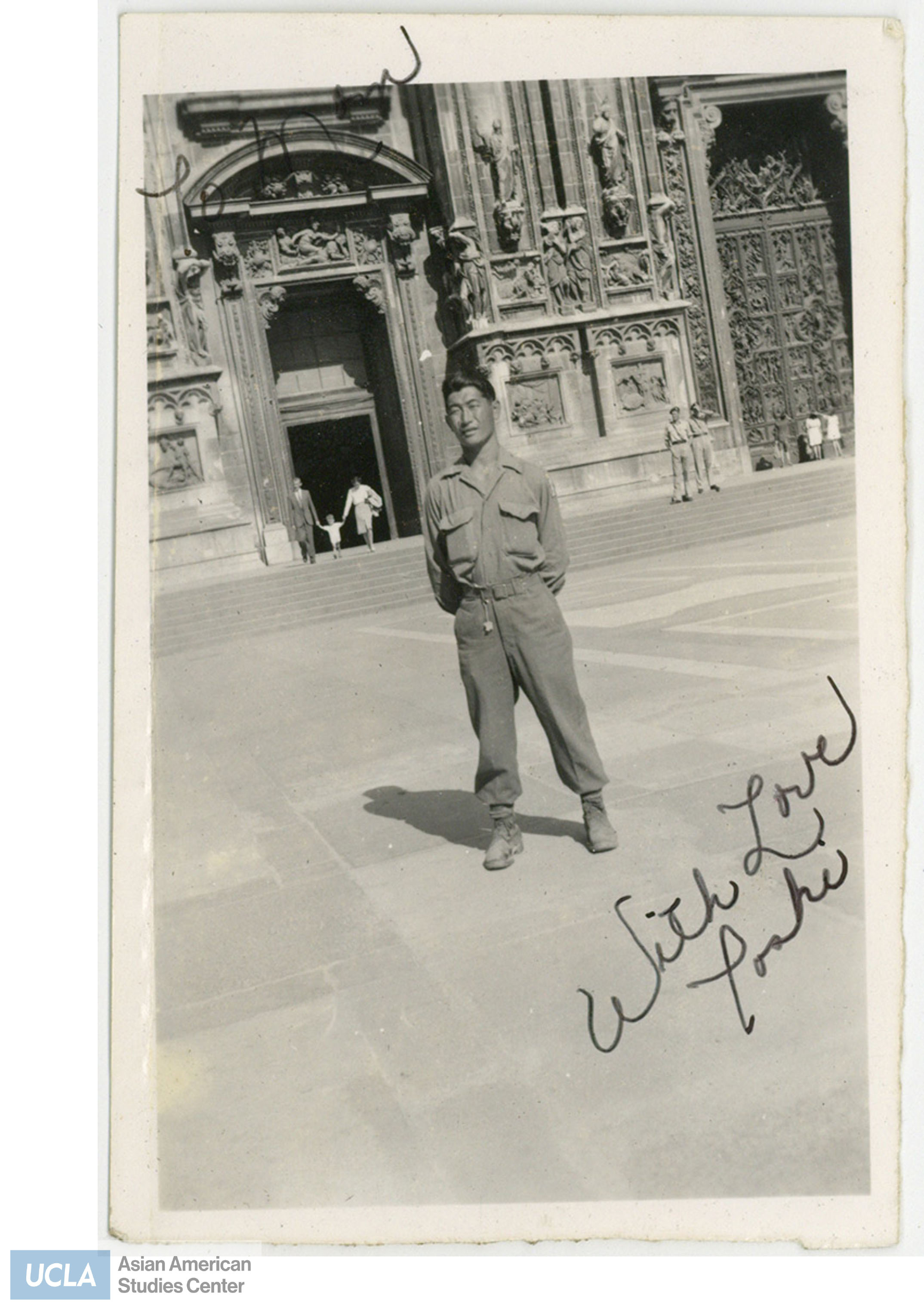 Back of photo includes text: 