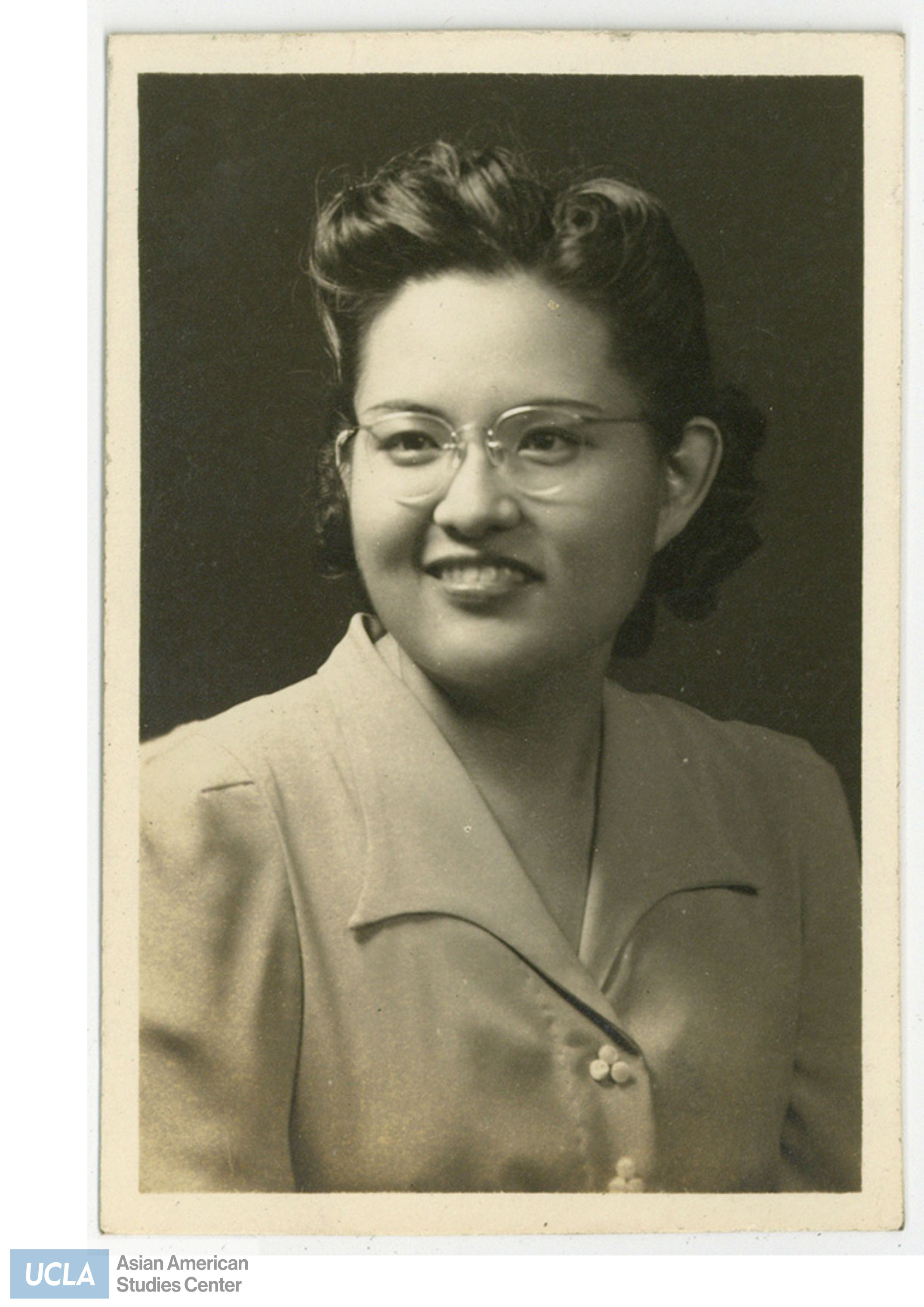 Portrait of the Esther. Back of photo includes text: 