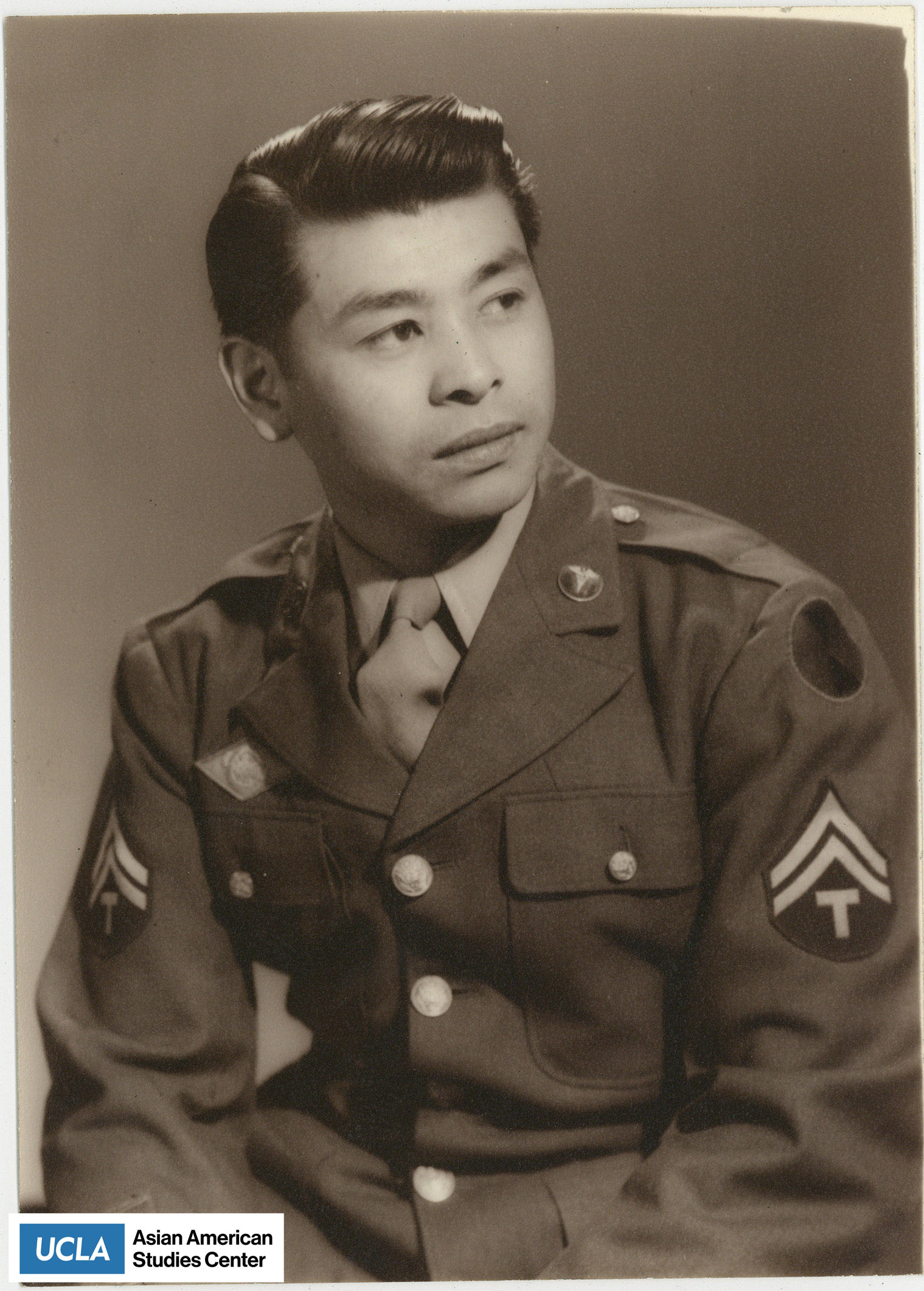 Photo of A. Kawahara in military uniform.