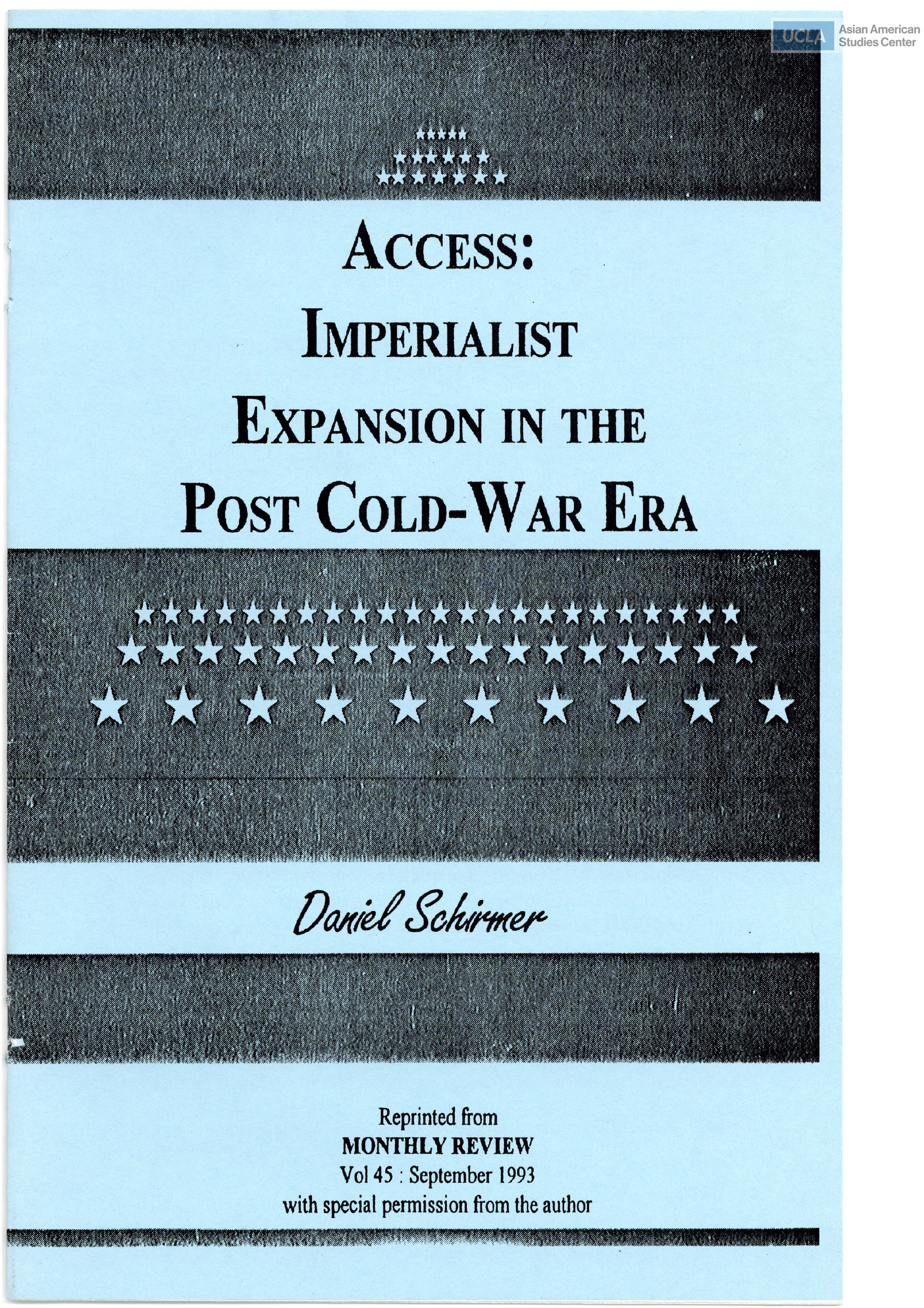 Monthly review pamphlet on the Imperialist Expansion in the Post Cold-War Era.