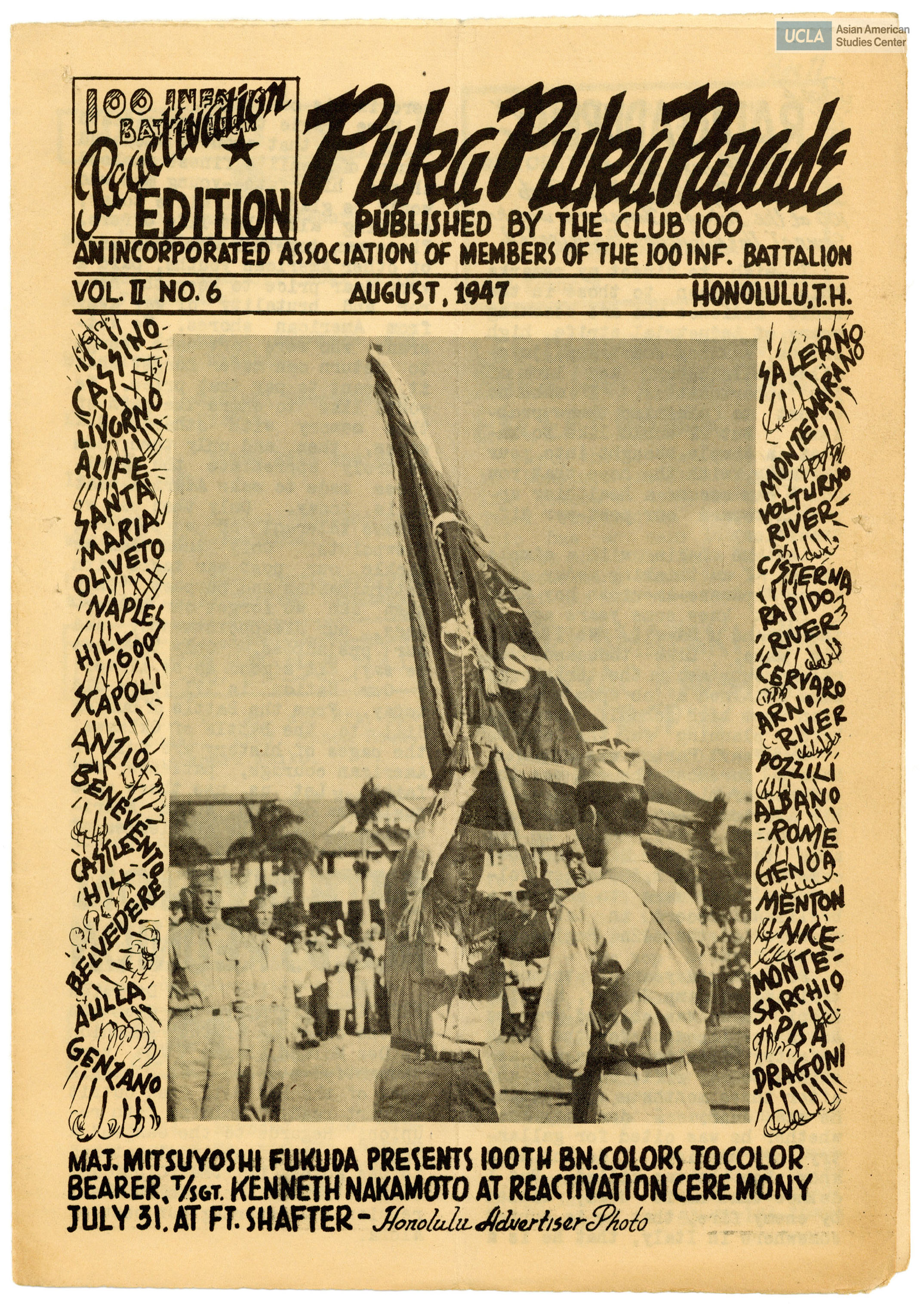 100th Infantry Battalion veterans formed The Club 100 that distributed the 