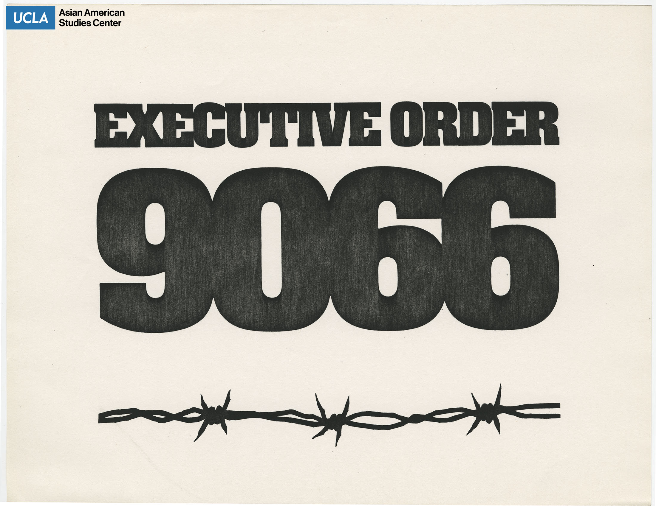 Executive Order 9066 logo in black.