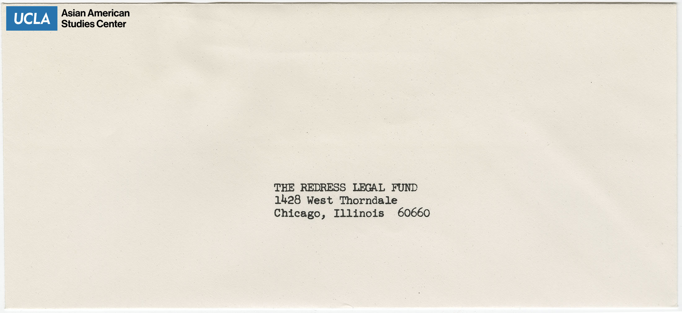 Envelope addressed to the Redress Legal Fund.