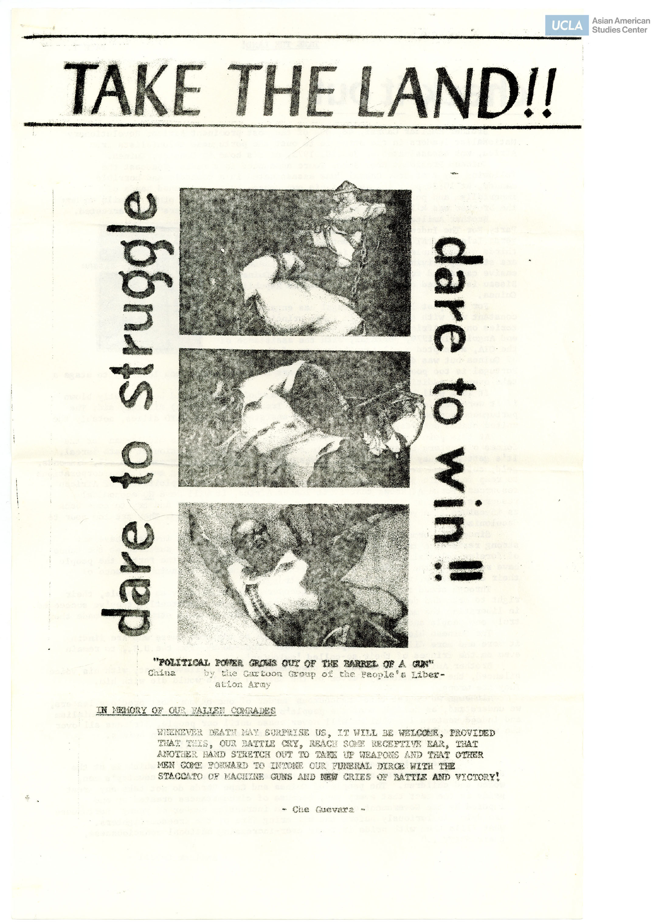 Pamphlet regarding backgrounds of various political prisoners and letters from prisons.