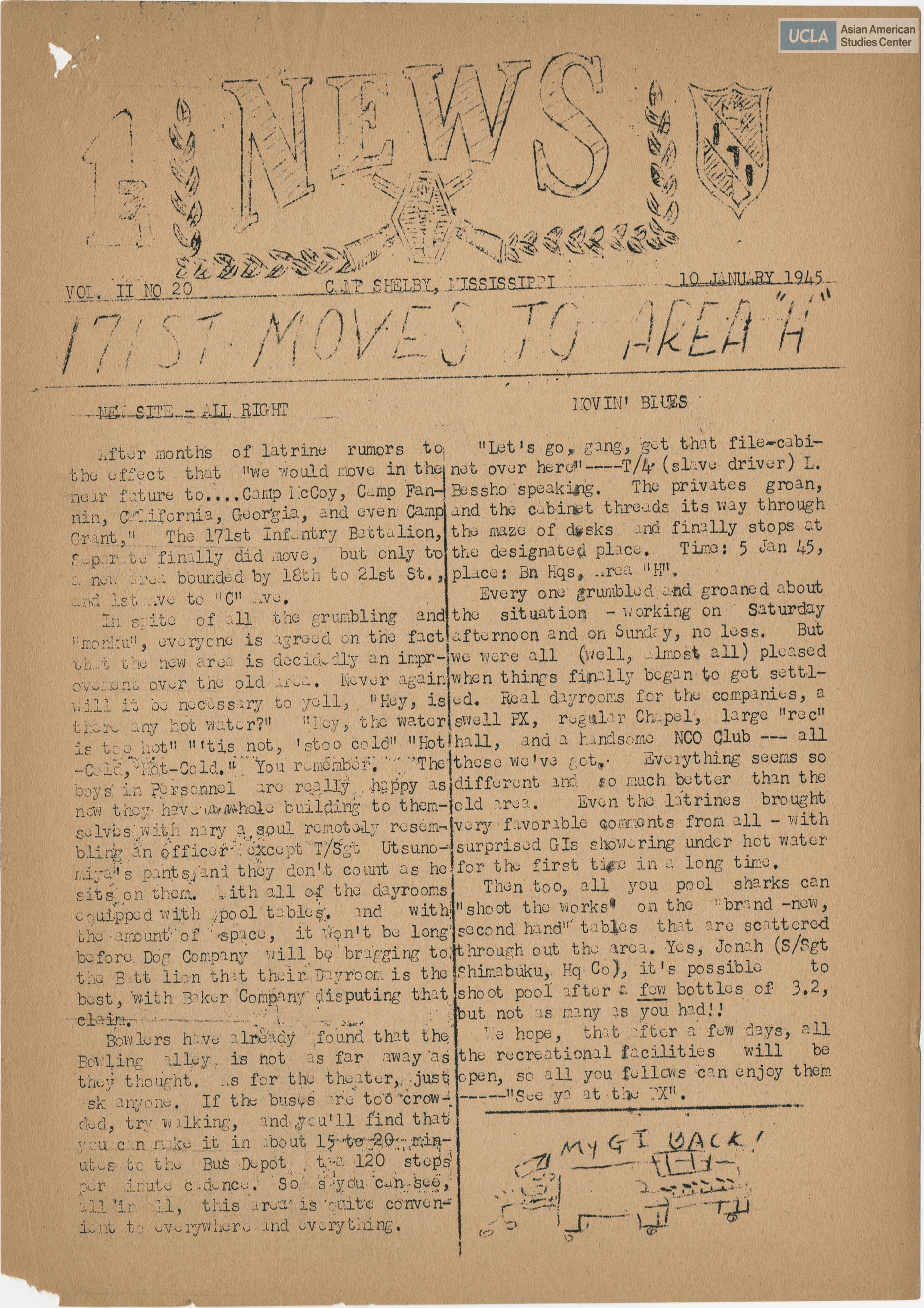Newsletter title includes: 