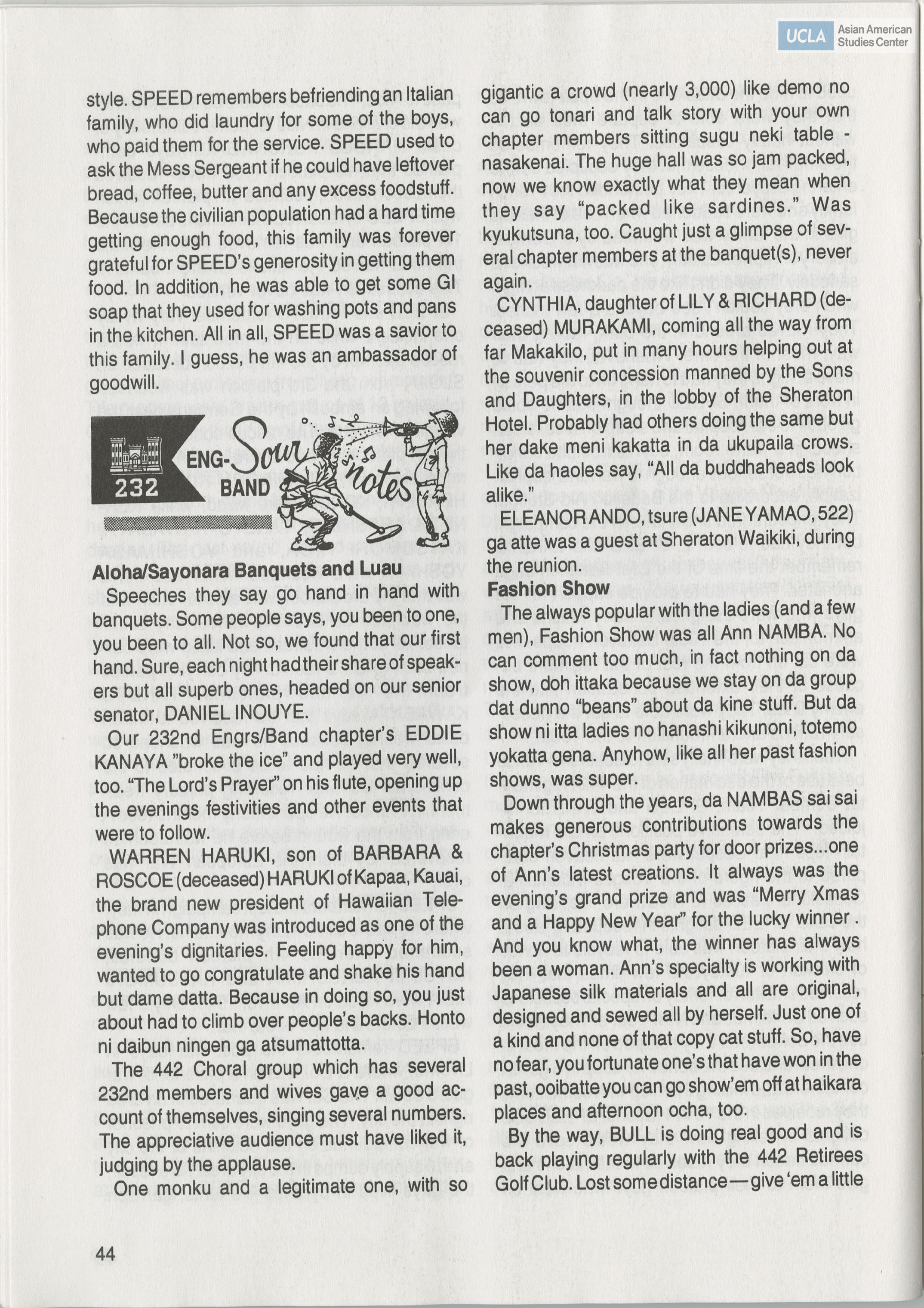 Go for Broke Bulletin of the 442nd Veterans Club. Includes 