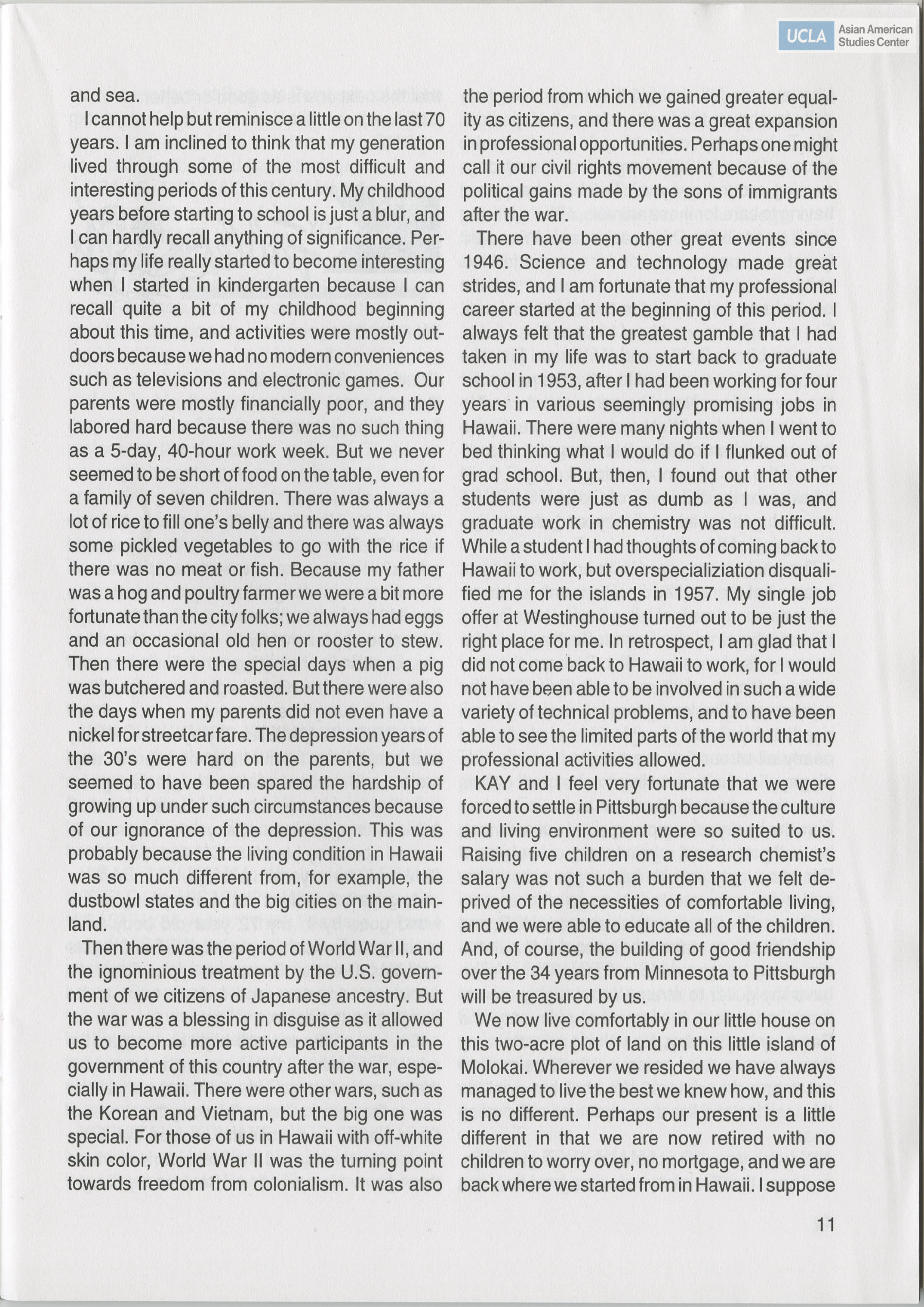 Go for Broke Bulletin of the 442nd Veterans Club. Includes 
