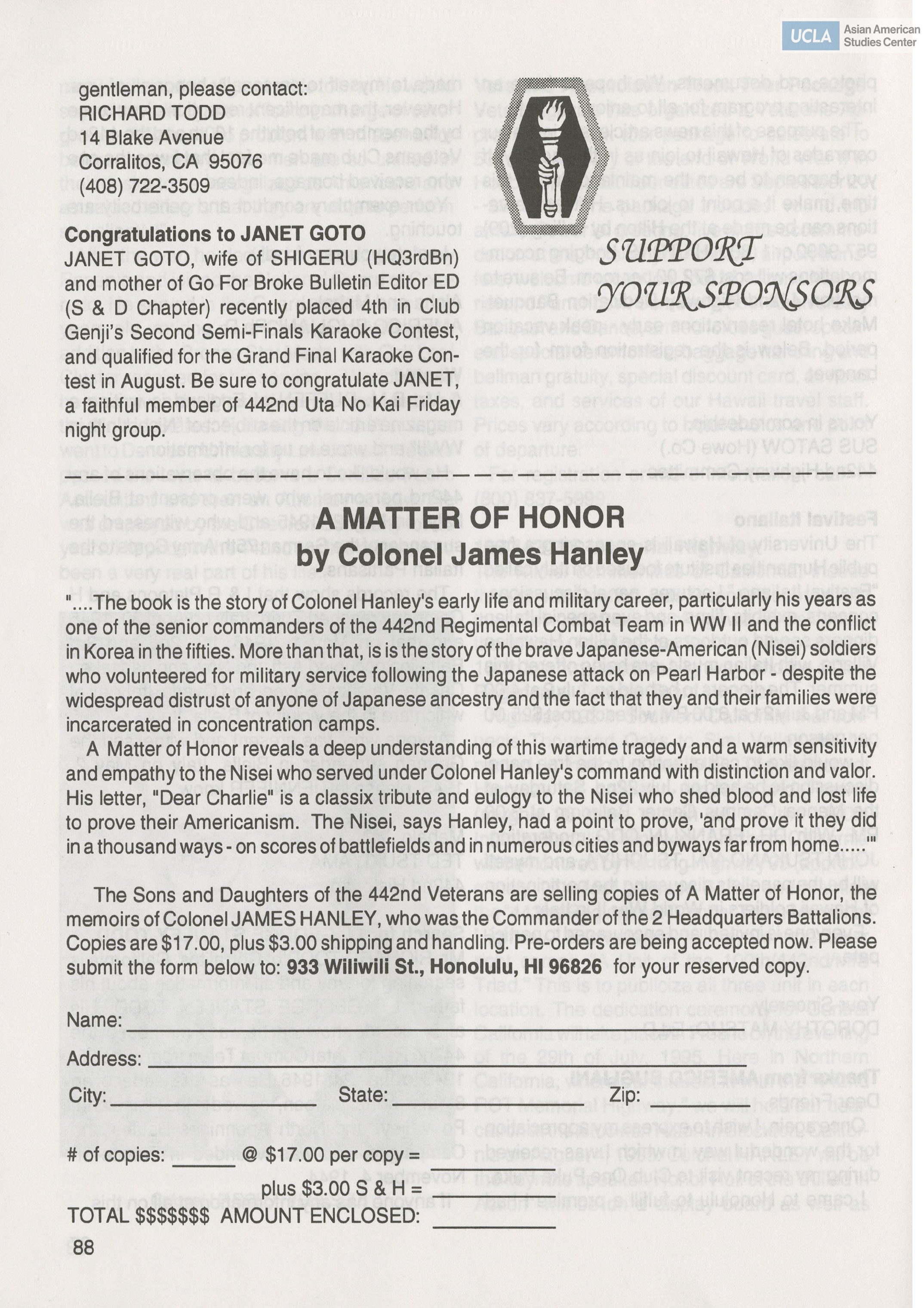 Bulletin title includes: 