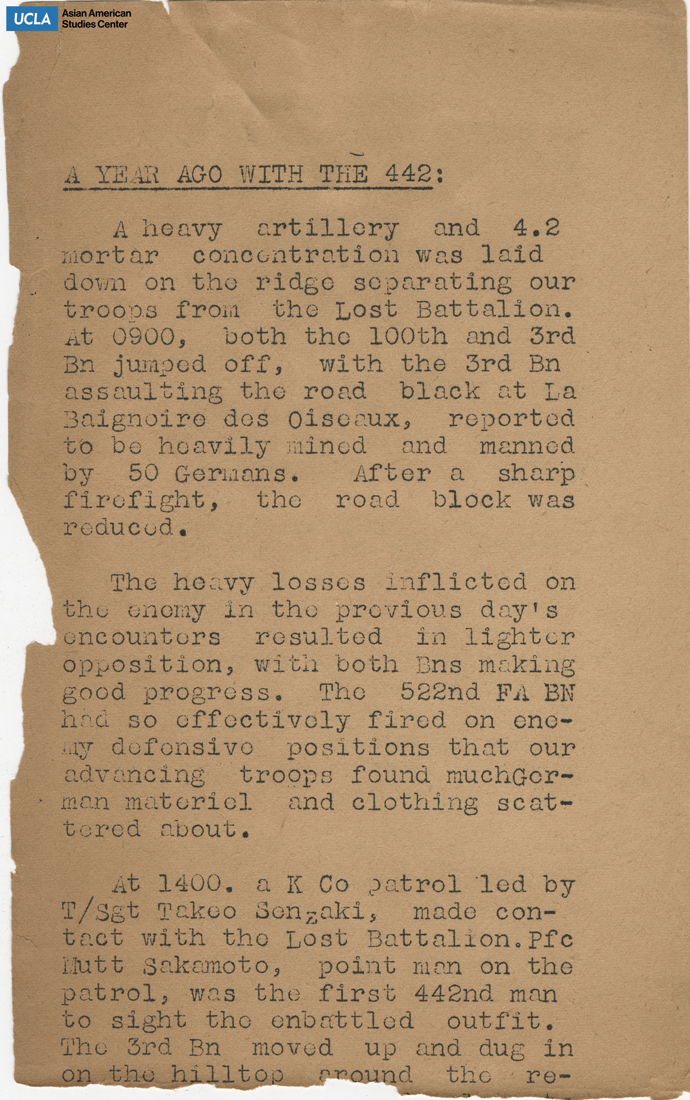 Clipping regarding the laying of heavy artillery.