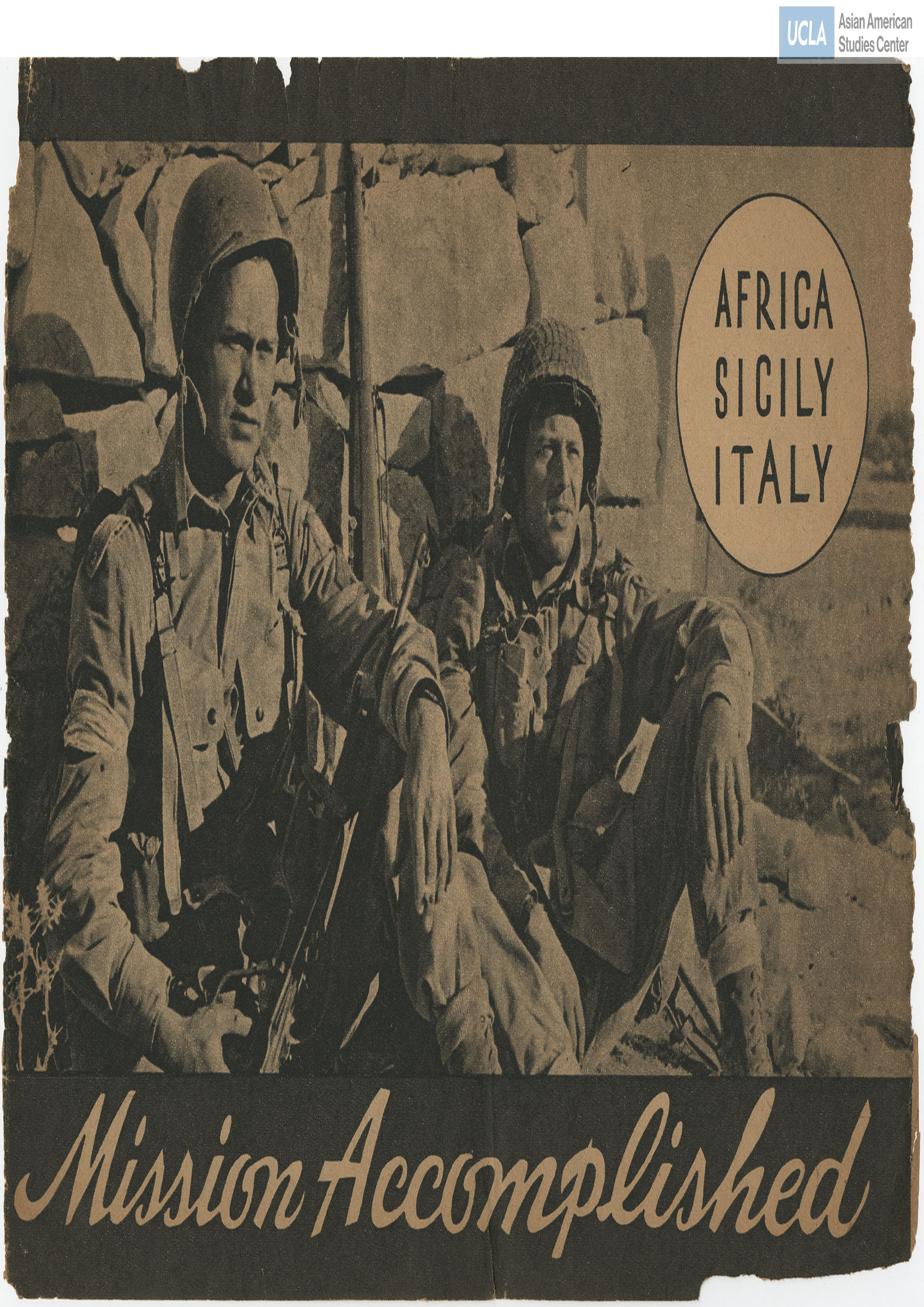 Pamphlet regarding soldiers during World War II. Cover title includes: 