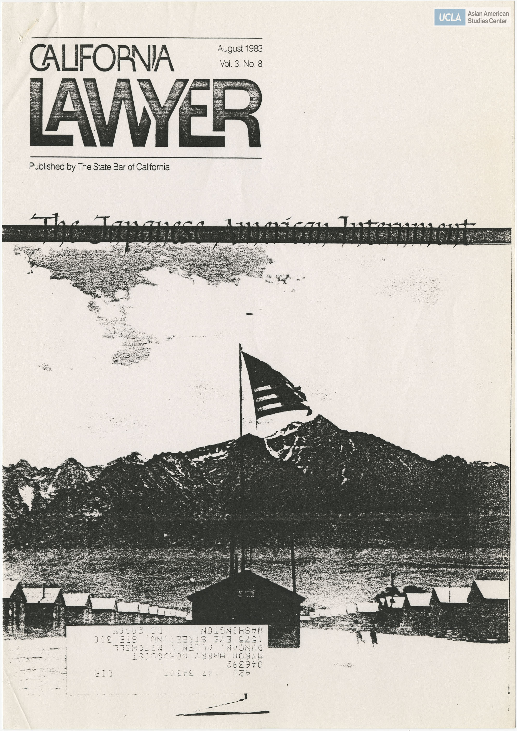Publication of California Lawyer with featured article, titled 