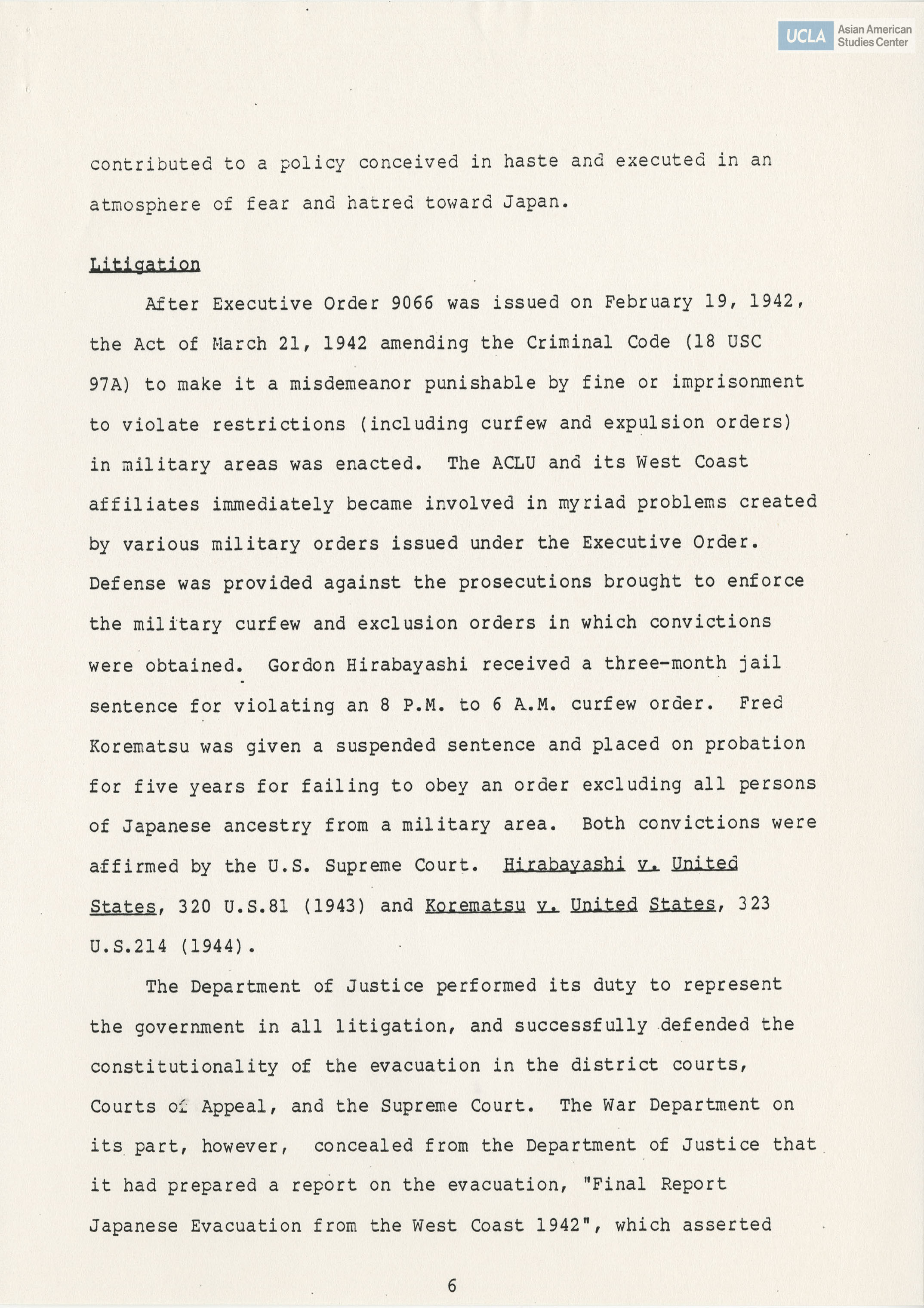 Written testimony of Edward J. Ennis in support of bill H.R. 442.