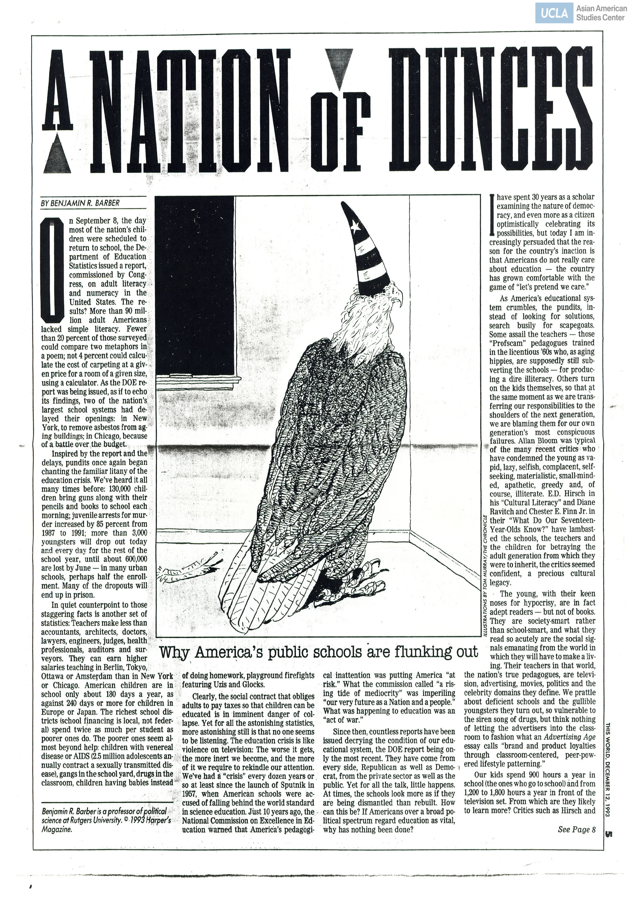 Article published in Harper's Magazine.