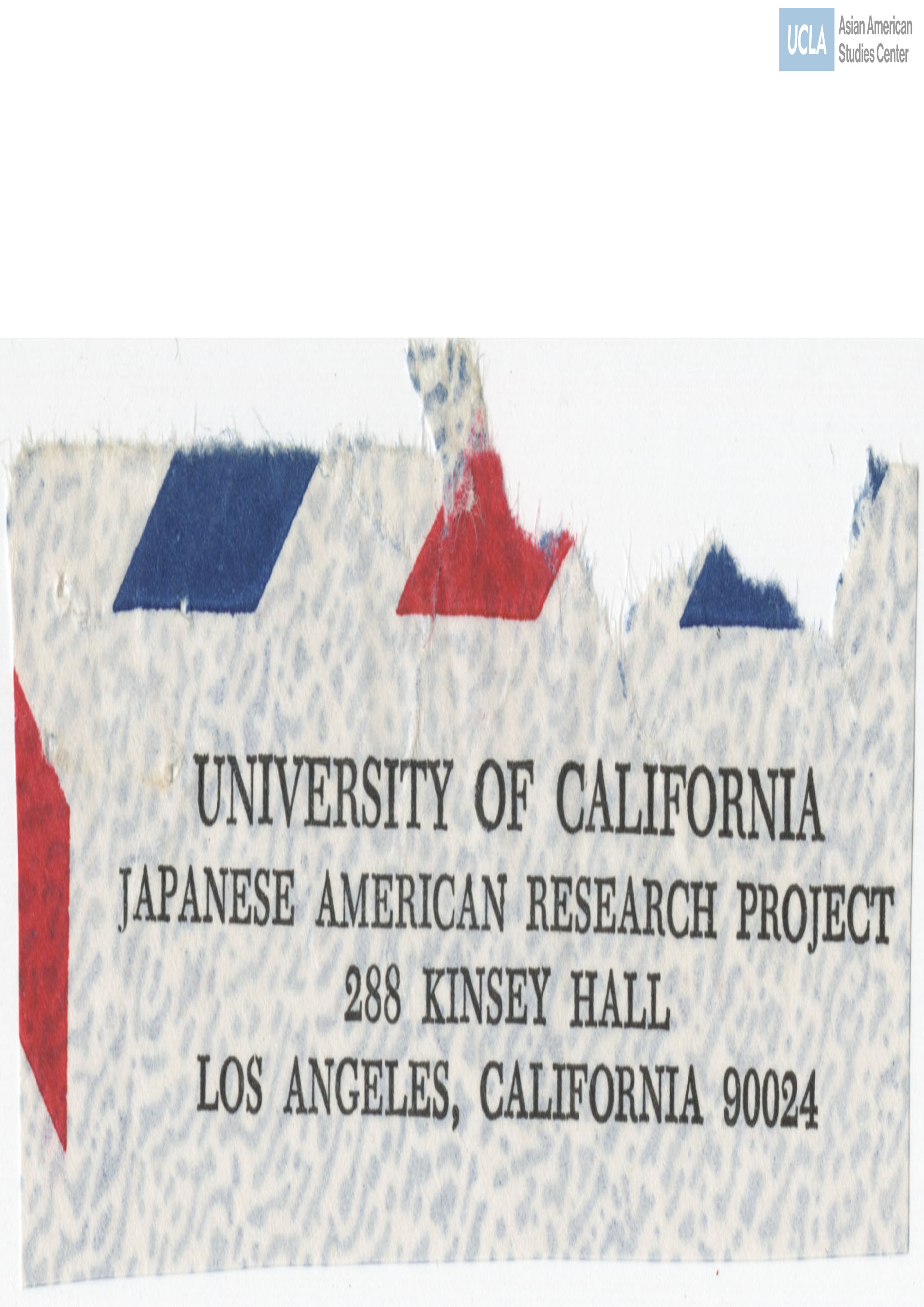Letter regarding finding research information from the U.S. Census.