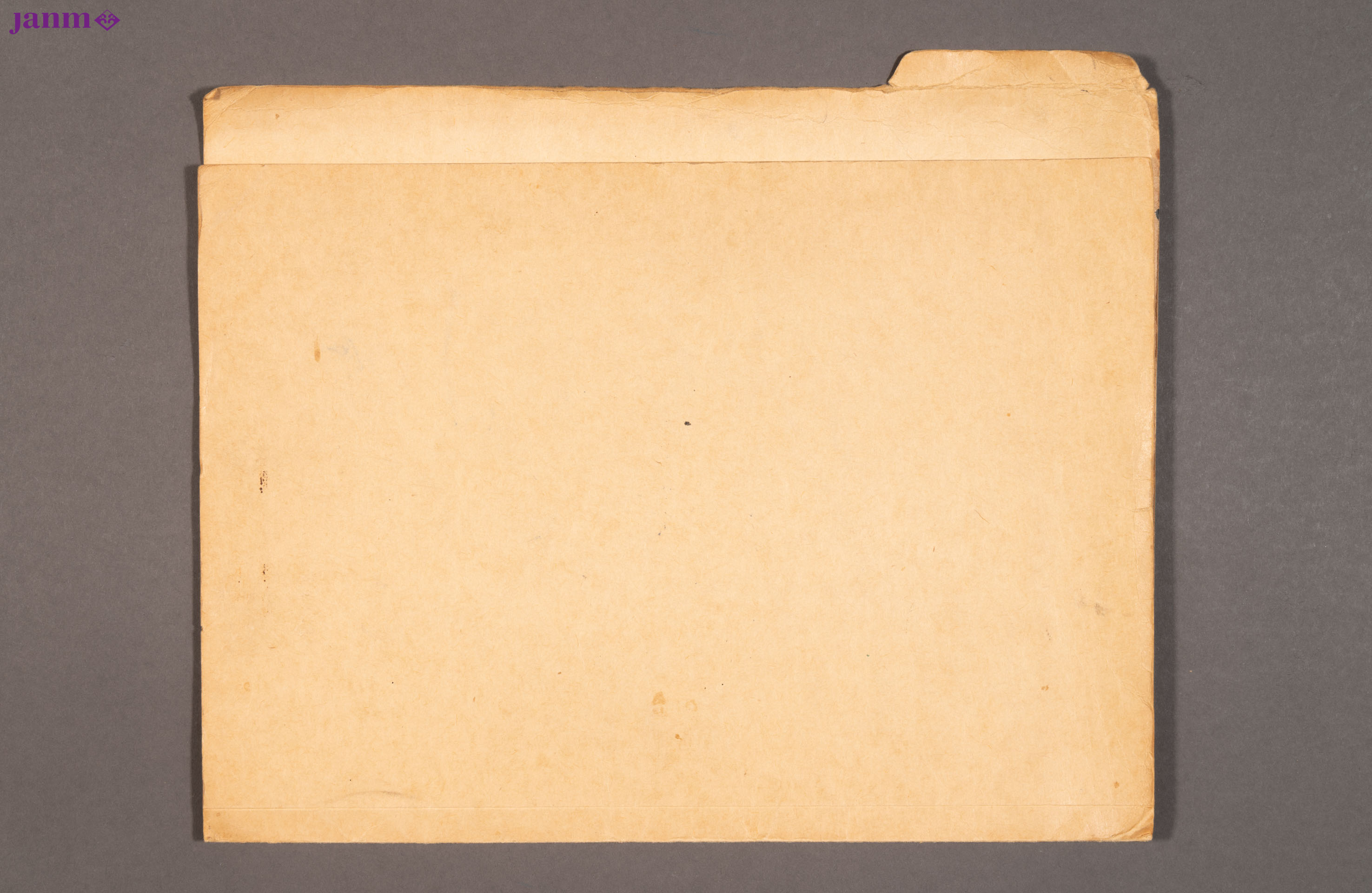 Manila folder which holds papers.