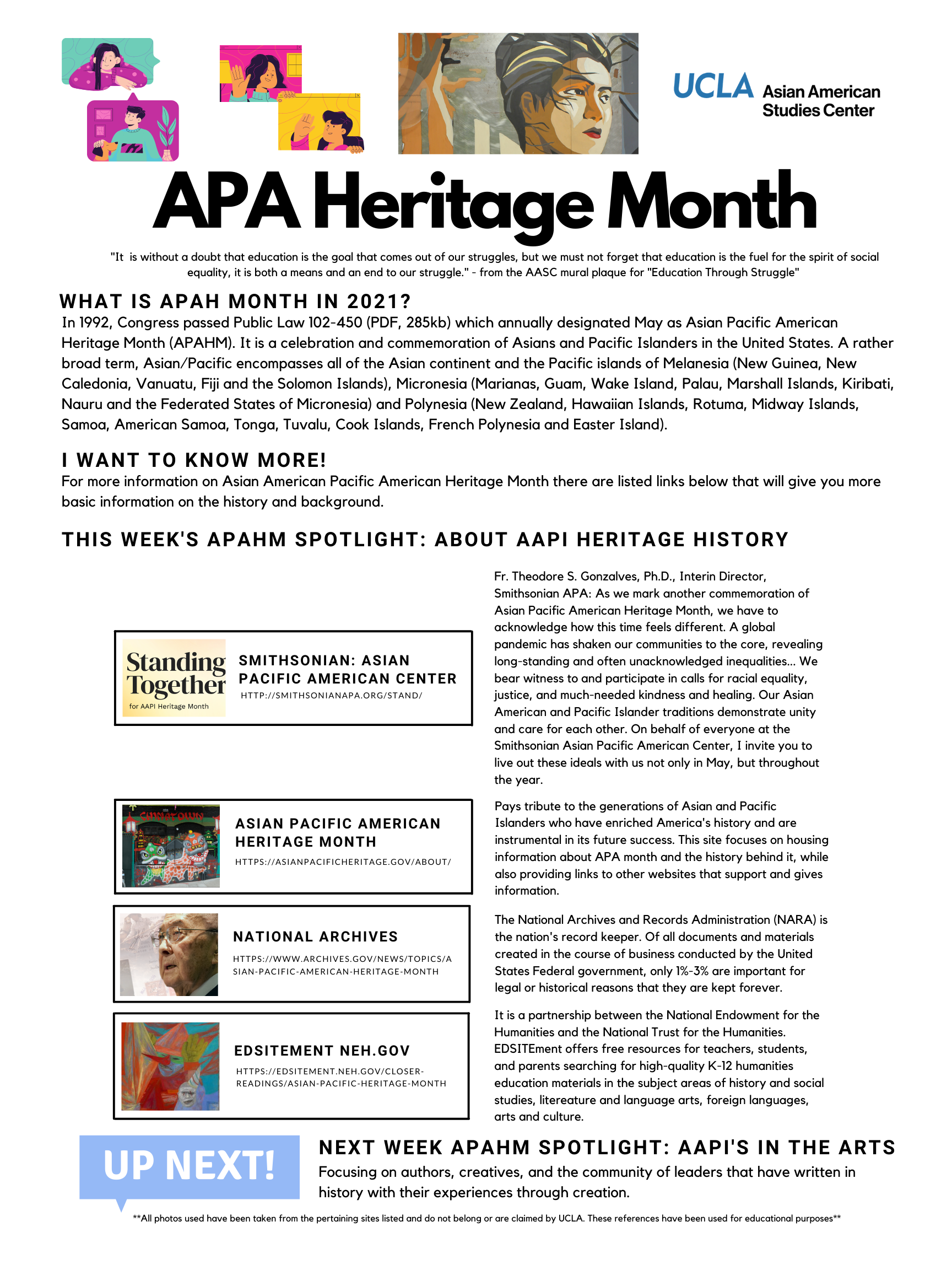 Week #1: APA Heritage Month