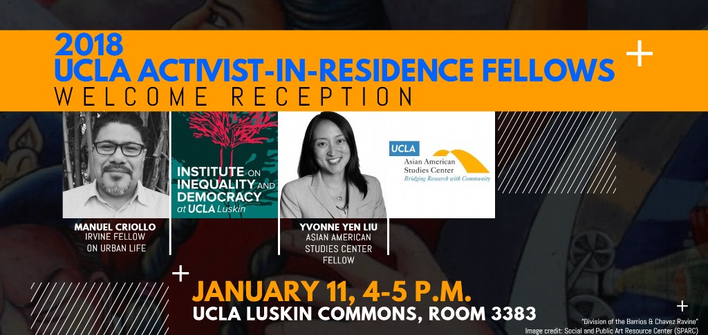Yvonne Yen Liu and Manuel Criollo Named 2018 Activist-in-Residence Fellows