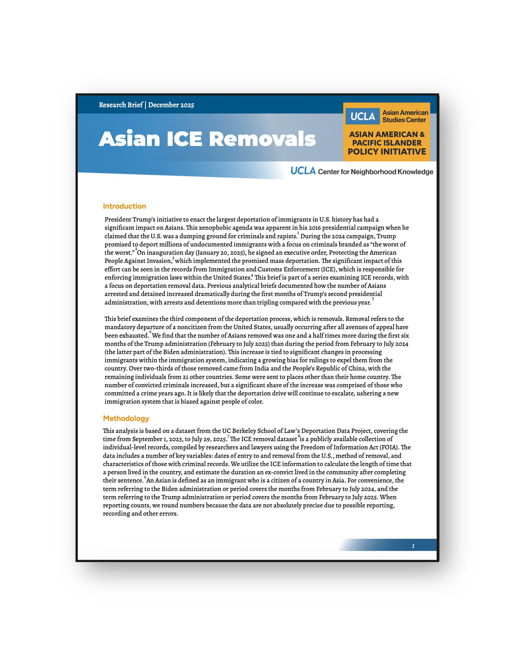 ICE Detention of Asians